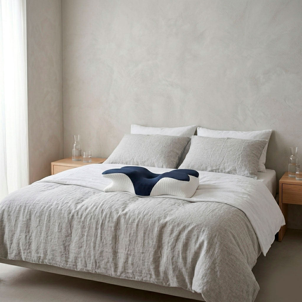 Almohada Cervical Ergonómica Memory Foam para Cuello