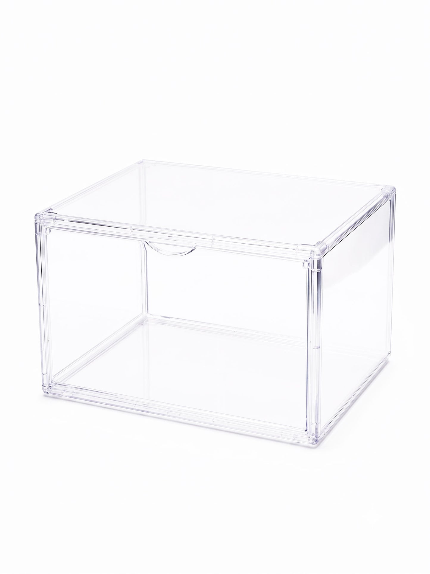 Caja Organizadora de Zapatillas Transparente Apilable con Puerta Frontal