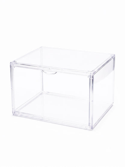Caja Organizadora de Zapatillas Transparente Apilable con Puerta Frontal